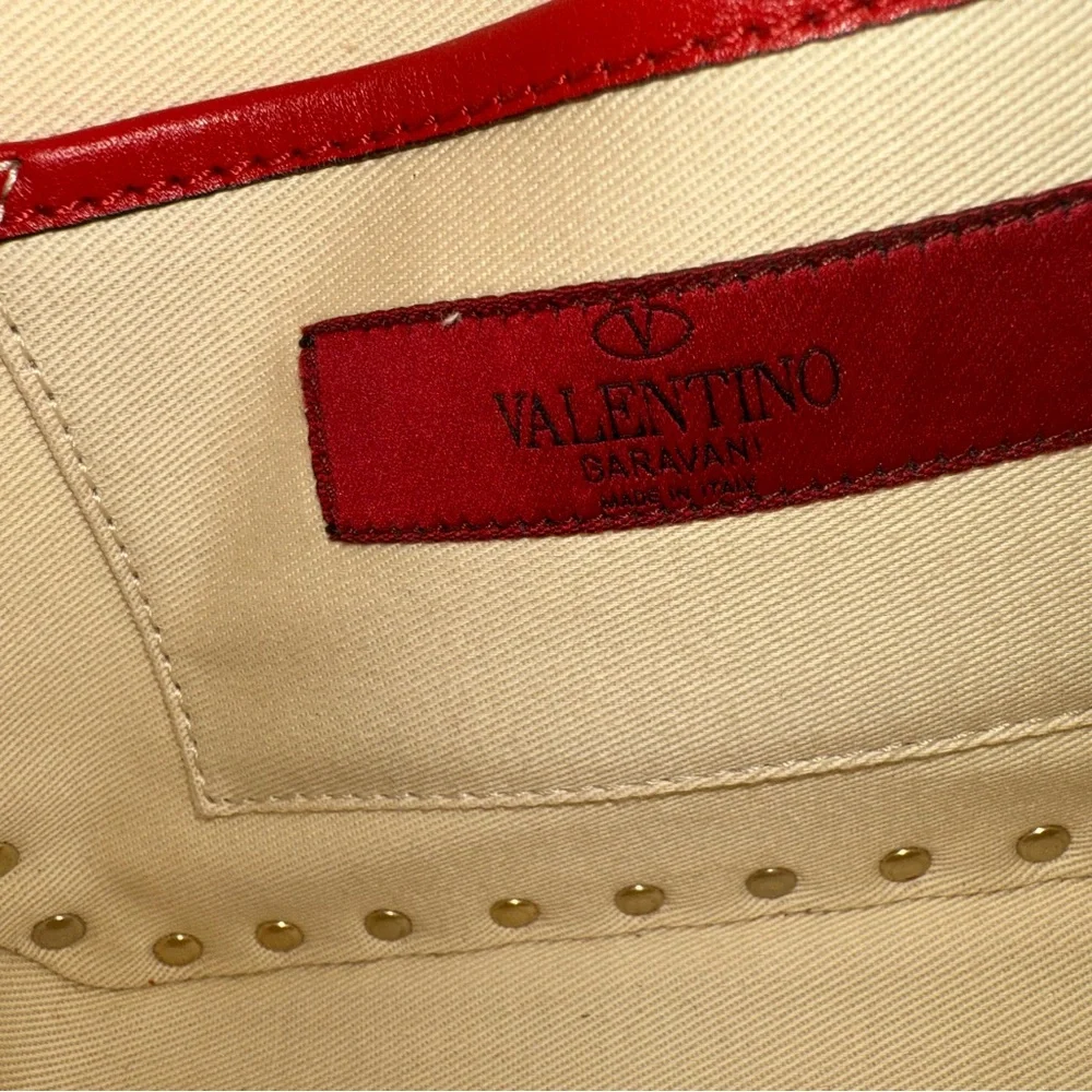 Valentino Red Rockstud Crossbody Bag - Picture 9 of 9